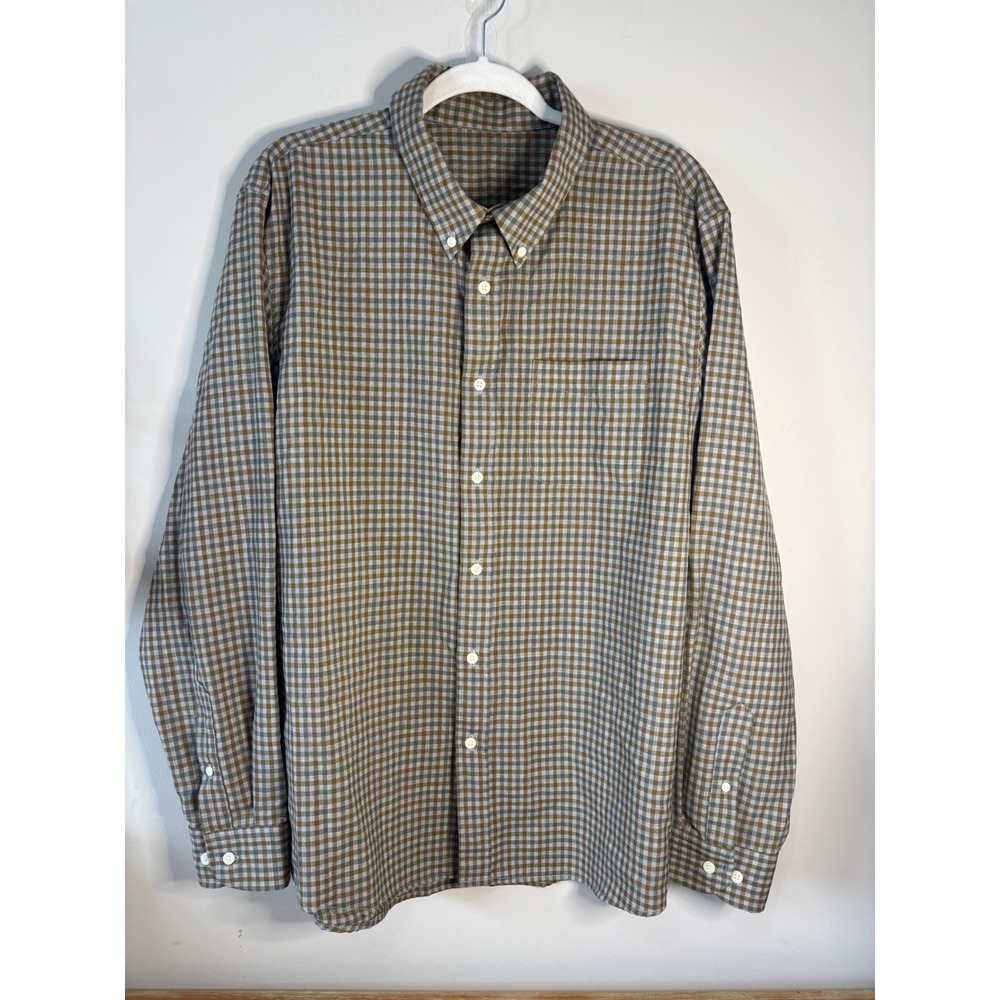 Pendleton Men's Plaid Button‎ Down Shirt 100% Virgin Wool Long Sleeve Casual Top
